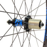 Lark Light straight-pull rear hub with 2:1 lacing