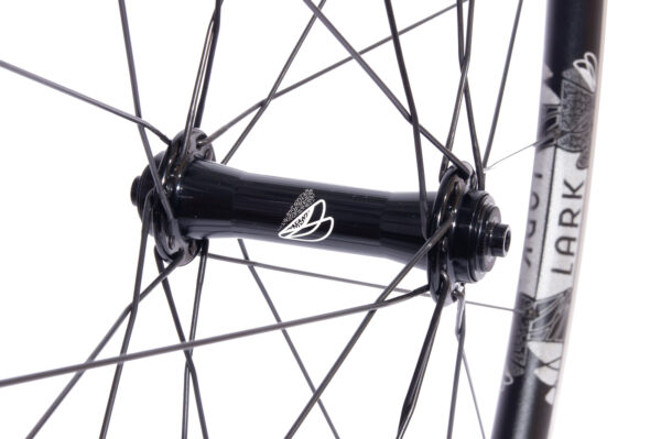 Lark strong front wheel with etched logo