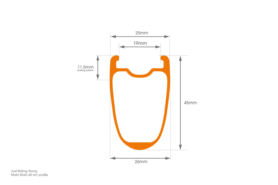 Mahi Mahi 45 rim brake profile