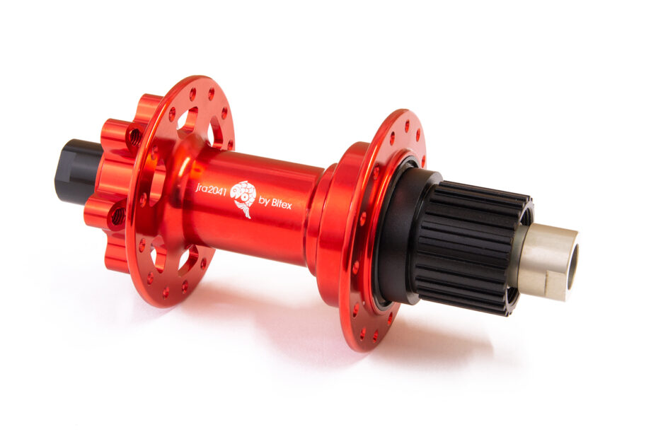 boost hub in chilli red