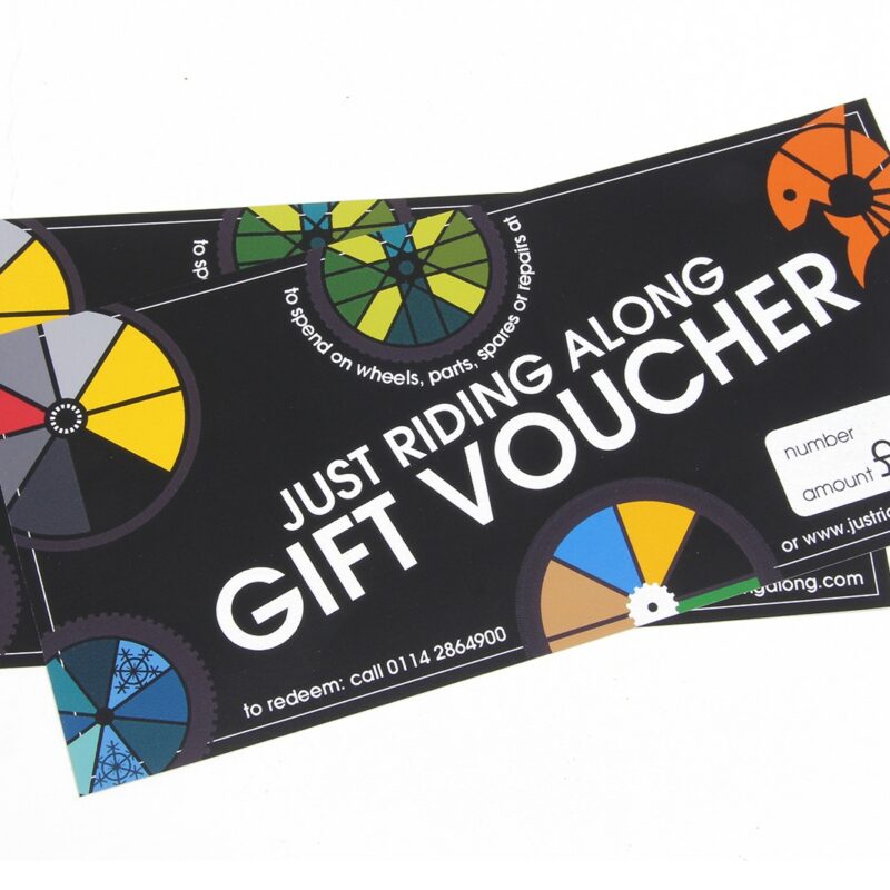 Just Riding Along gift voucher