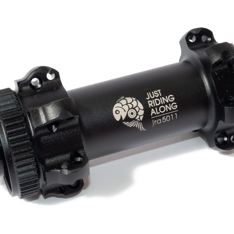 centre-lock straight-pull front hubs - black