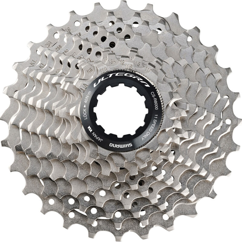 Shimano Ultegra cassette with wheels
