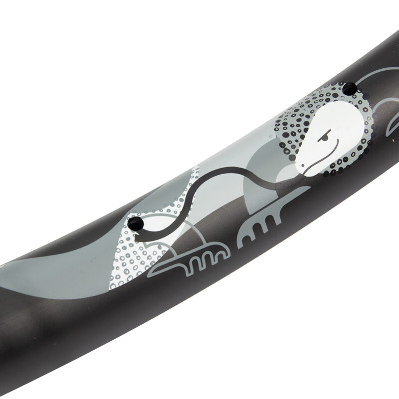 Monochrome carbon monitor rim