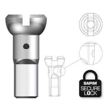 Sapim Secure Lock nipple