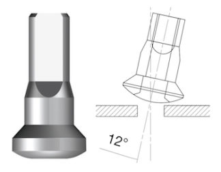 Sapim upside-down internal nipple