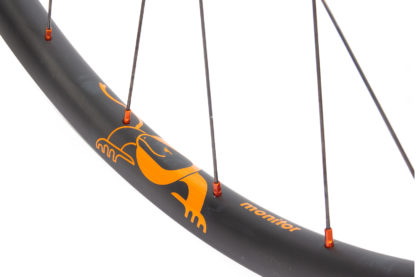 Monitor straight-pull carbon  700c – used rear wheel in orange
