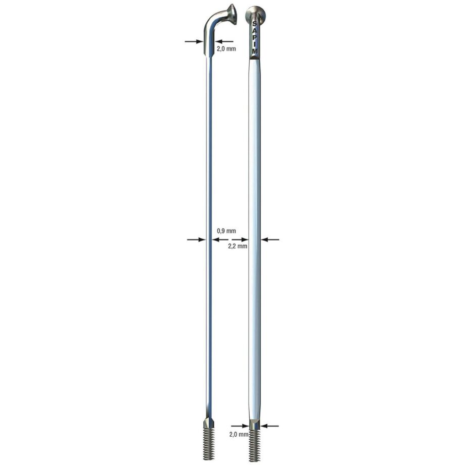 dimensions of a Sapim CX-Ray spoke