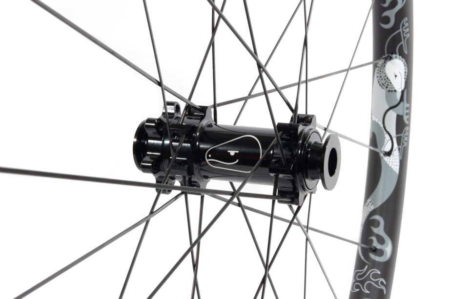 Monitor carbon front wheel with 6-bolt boost straight-pull hub