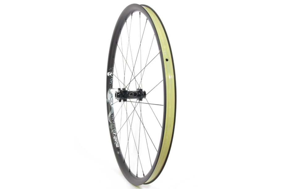 Monitor carbon rim with 6-bolt boost front hub