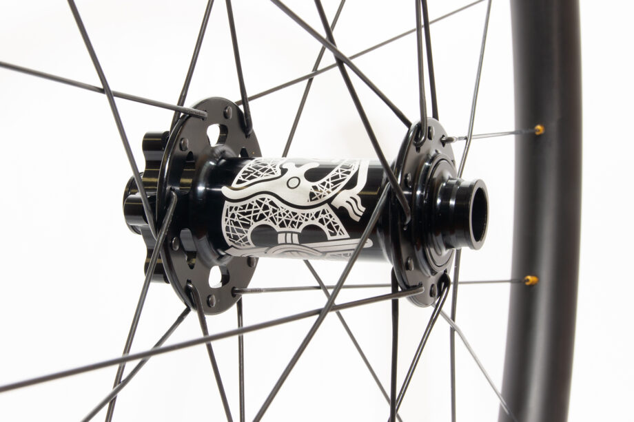 6-bolt boost front hub with Karve etching