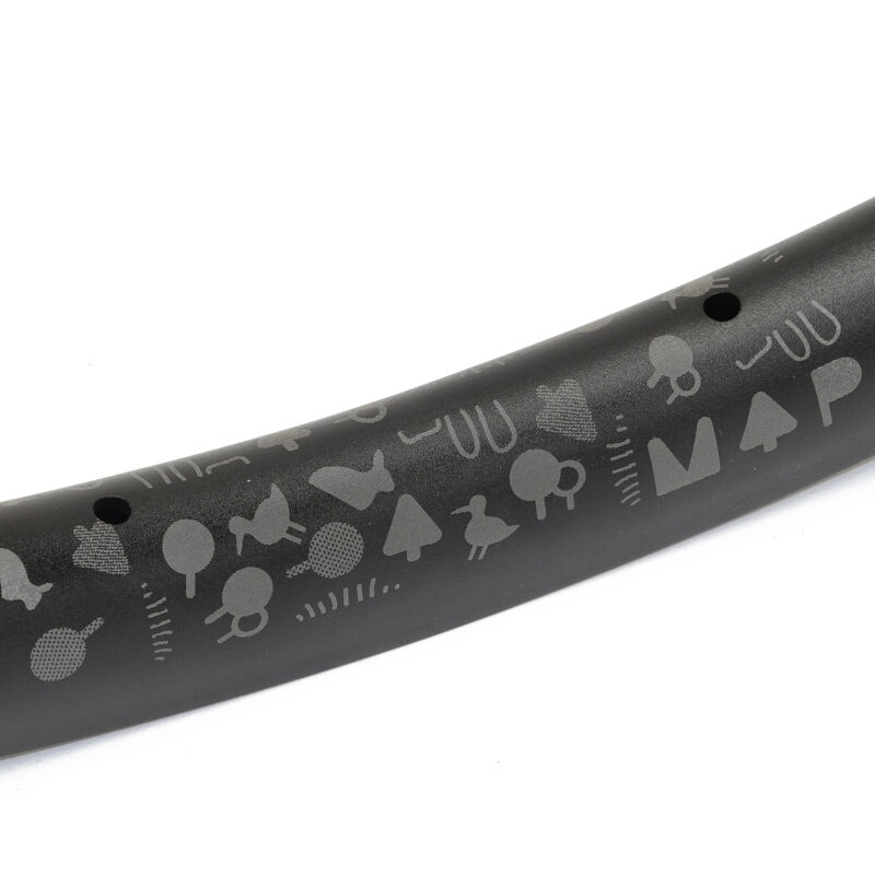 Map symbols design - dark etch