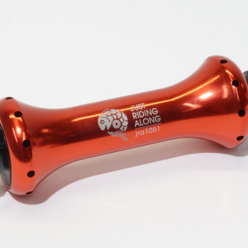 straight-pull radial front hub - red